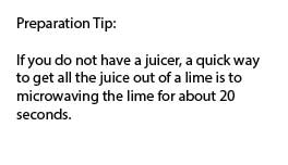 how to juice a lime